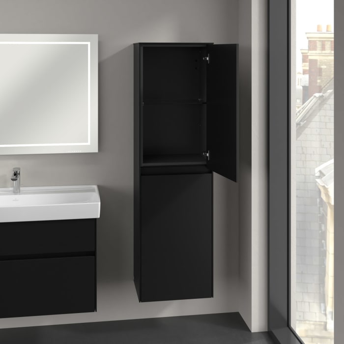 Villeroy & Boch Collaro Hochschrank 45,4 x 153,8 cm mit 2 Türen, Anschlag rechts