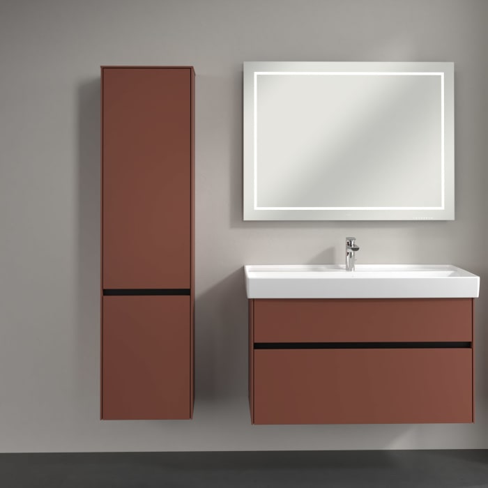 Villeroy & Boch Collaro Hochschrank 40,4 x 153,8 cm mit 2 Türen, Anschlag links