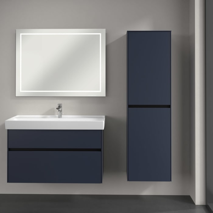 Villeroy & Boch Collaro Hochschrank 45,4 x 153,8 cm mit 2 Türen, Anschlag rechts