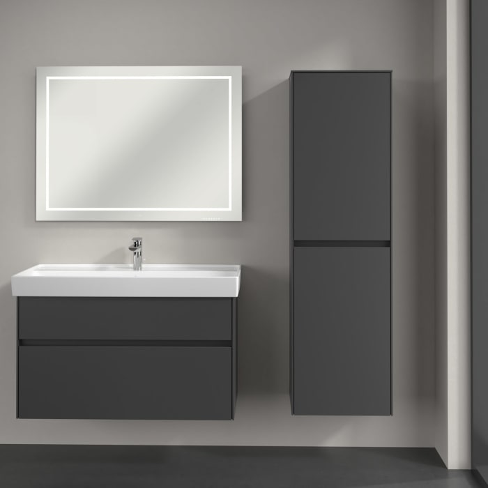 Villeroy & Boch Collaro Hochschrank 45,4 x 153,8 cm mit 2 Türen, Anschlag rechts