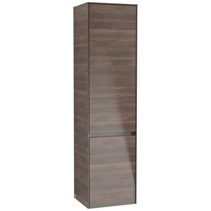 Villeroy & Boch Collaro Hochschrank 40,4 x 153,8 cm mit 2 Türen, Anschlag links