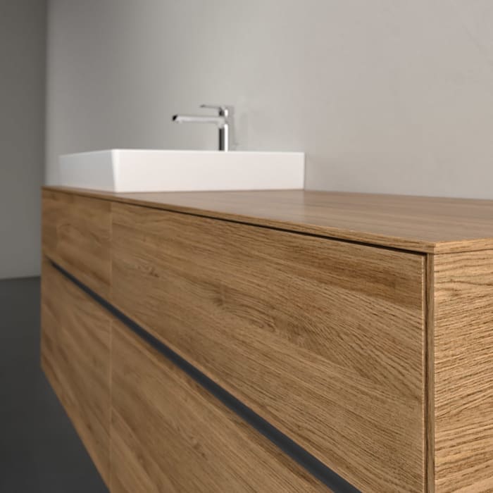 Villeroy & Boch Collaro Waschtischunterschrank 160 x 54,8 cm mit 4 Auszügen, für WT links