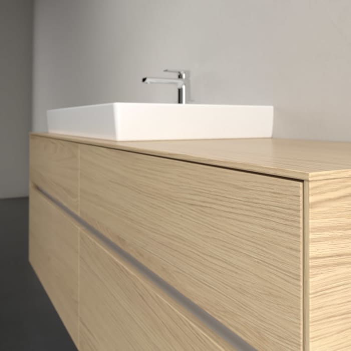 Villeroy & Boch Collaro Waschtischunterschrank 160 x 54,8 cm mit 4 Auszügen, für WT links