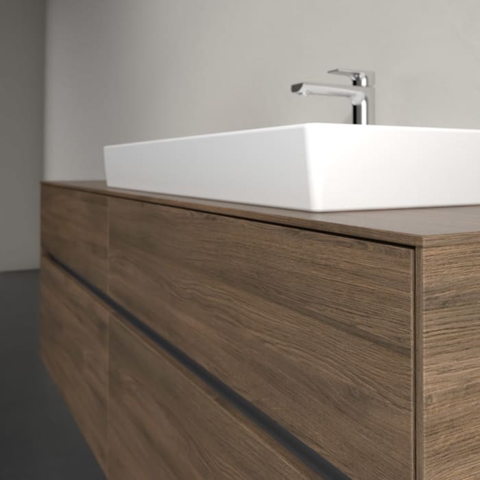 Villeroy & Boch Collaro Waschtischunterschrank 160 x 54,8 cm mit 4 Auszügen, für WT rechts