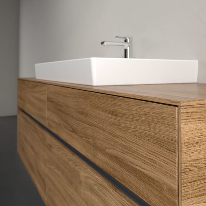 Villeroy & Boch Collaro Waschtischunterschrank 160 x 54,8 cm mit 4 Auszügen, für WT mittig