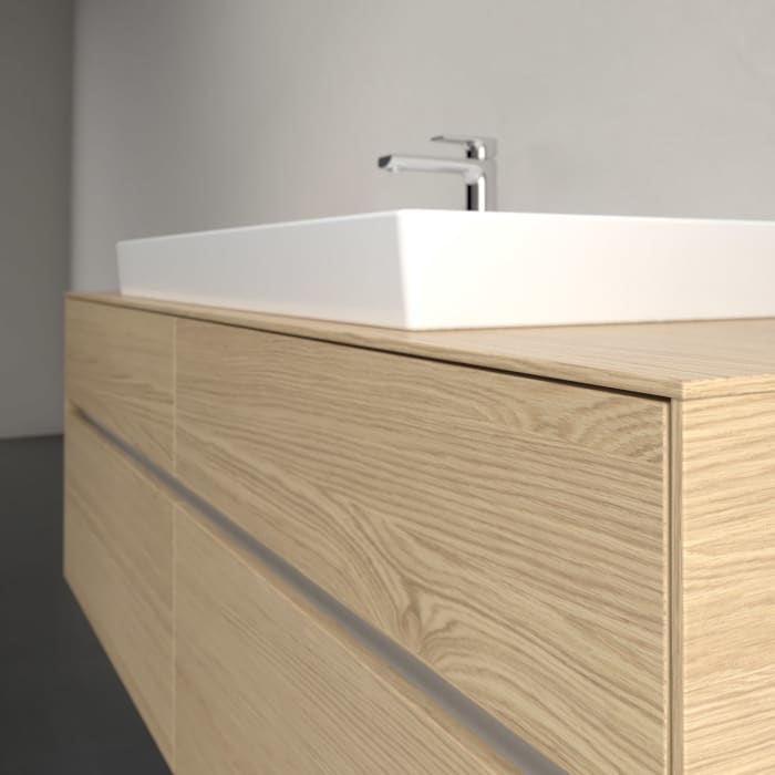 Villeroy & Boch Collaro Waschtischunterschrank 160 x 54,8 cm mit 4 Auszügen, für WT mittig