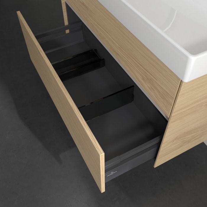 Villeroy & Boch Collaro Waschtischunterschrank 95,4 x 54,6 cm mit 2 Auszügen