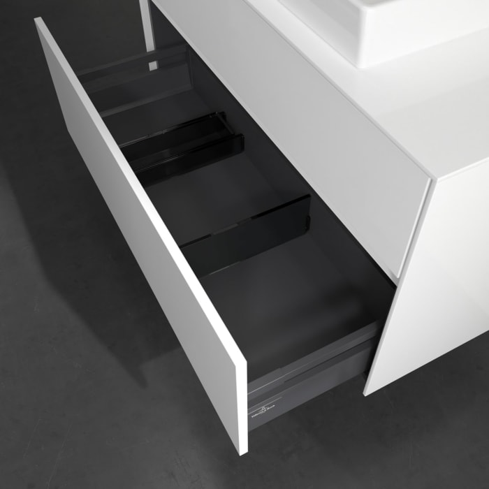 Villeroy & Boch Collaro Waschtischunterschrank 100 x 54,8 cm mit 2 Auszügen, für WT mittig