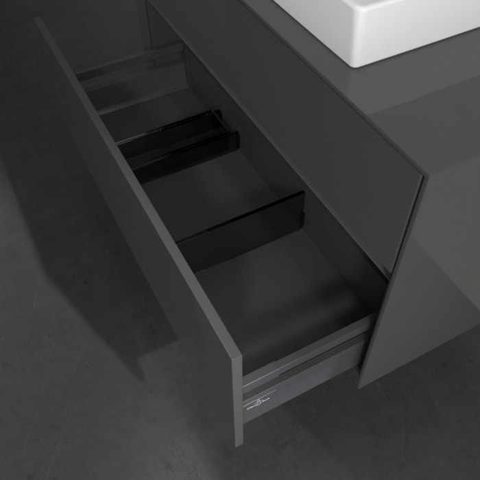 Villeroy & Boch Collaro Waschtischunterschrank 100 x 54,8 cm mit 2 Auszügen, für WT mittig