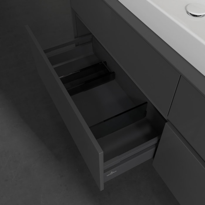 Villeroy & Boch Collaro Waschtischunterschrank 160 x 54,8 cm mit 4 Auszügen, für WT links