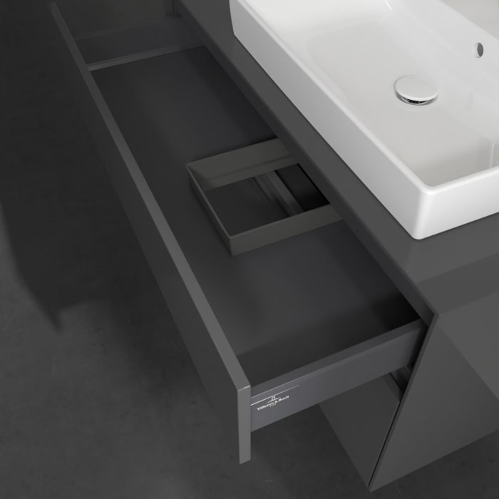 Villeroy & Boch Collaro Waschtischunterschrank 100 x 54,8 cm mit 2 Auszügen, für WT rechts