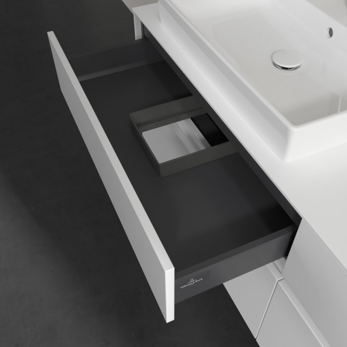 Villeroy & Boch Collaro Waschtischunterschrank 160 x 54,8 cm mit 4 Auszügen, für WT links