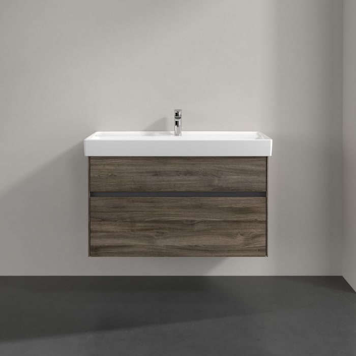 Villeroy & Boch Collaro Waschtischunterschrank 95,4 x 54,6 cm mit 2 Auszügen