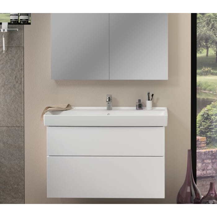 Villeroy & Boch Collaro Schrankwaschtisch 100 cm mit Überlauf, 1 Hahnloch