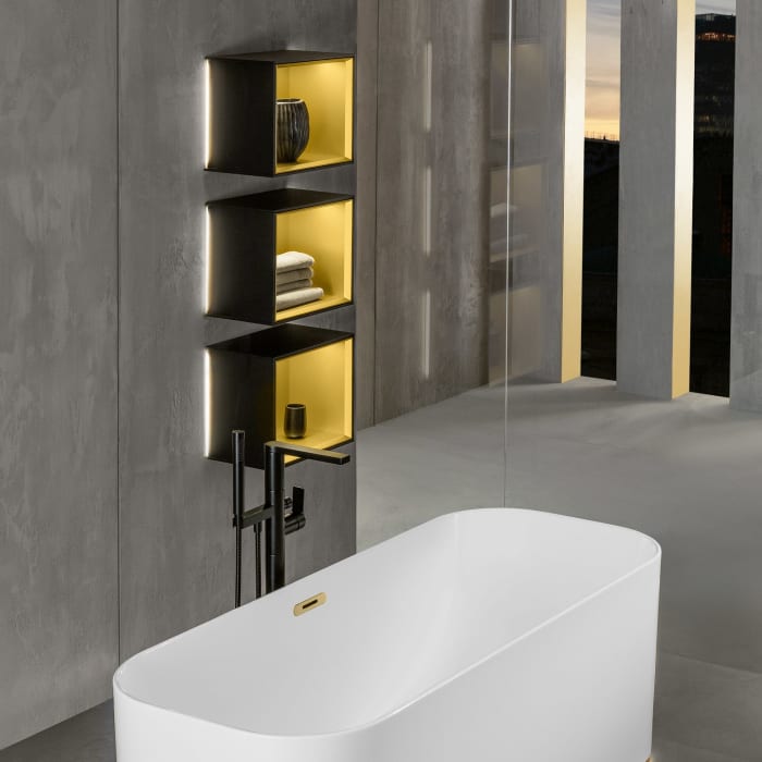 Villeroy & Boch Finion Regalmodul 41,8 cm mit Wandbeleuchtung