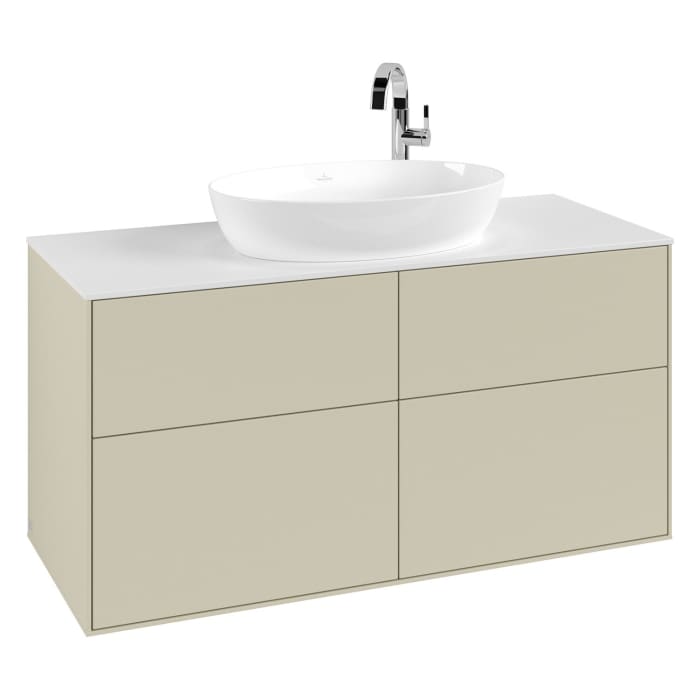 Villeroy & Boch Finion Waschtischunterschrank 120 cm mit Abdeckplatte