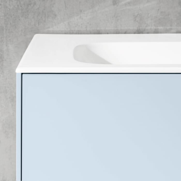 Villeroy & Boch Finion Waschtischunterschrank 79,6 cm mit Wandbeleuchtung, mit 2 Auszügen