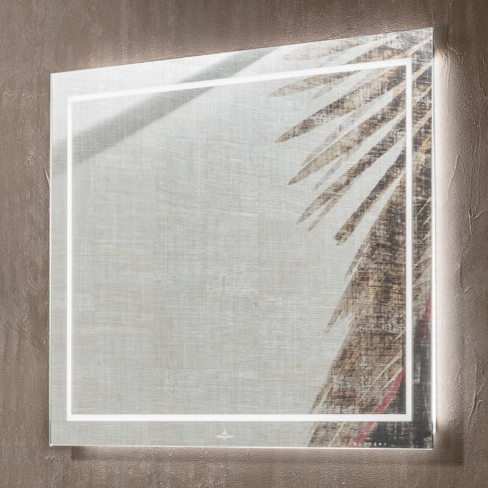 Villeroy & Boch Finion Badspiegel 100 x 75 cm mit LED- und Wandbeleuchtung