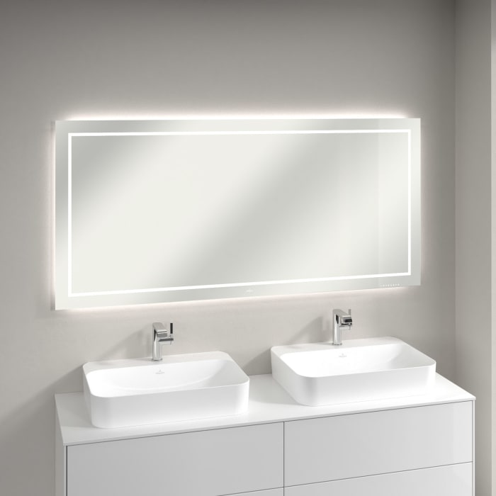Villeroy & Boch Finion Badspiegel 160 x 75 cm mit LED- und Wandbeleuchtung