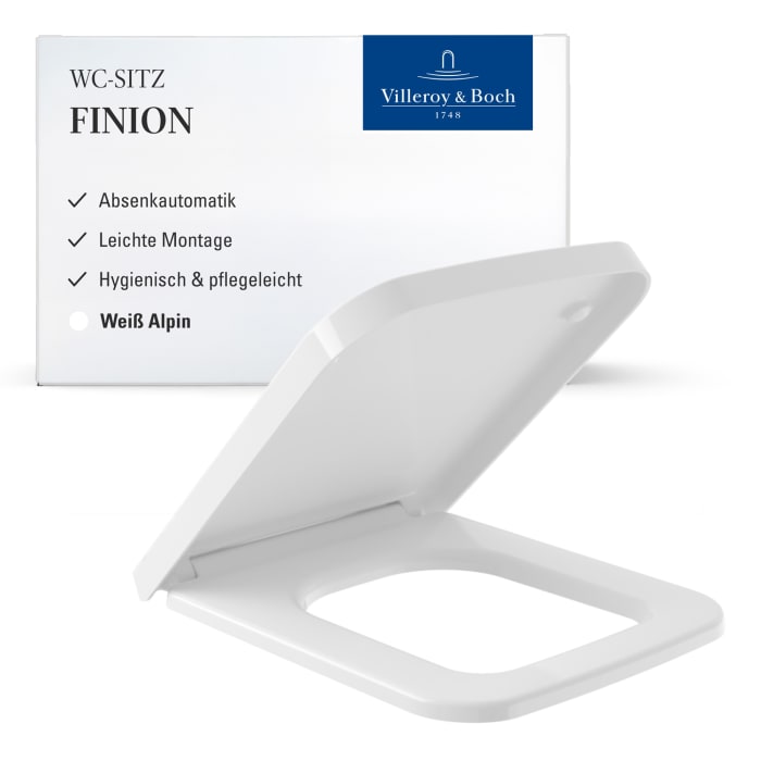 Villeroy & Boch Finion WC-Sitz mit QuickRelease und Absenkautomatik