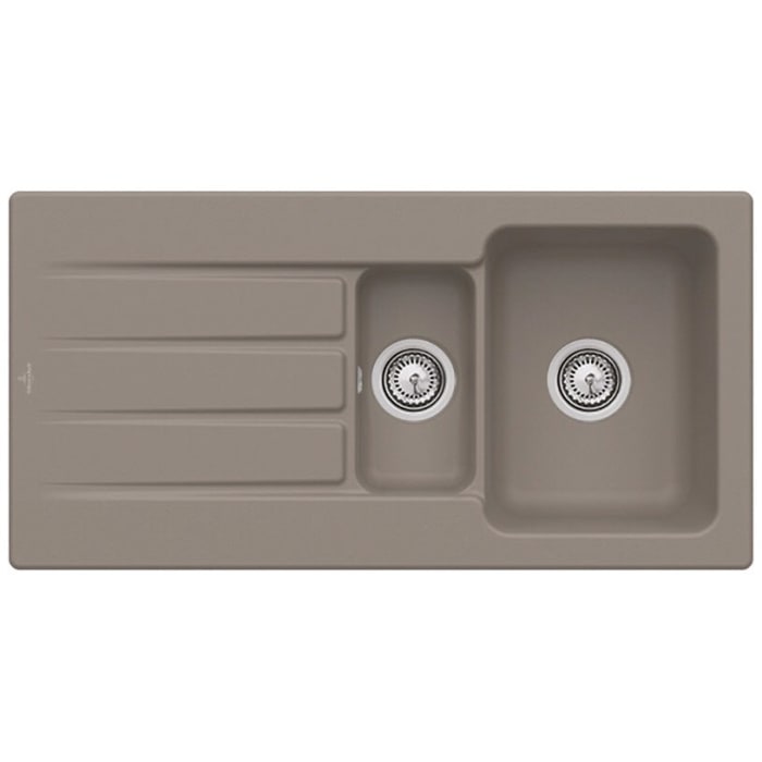 Villeroy & Boch Architectura 60 XR Einbauspüle, Ablaufgarnitur mit Handbetätigung, reversibel