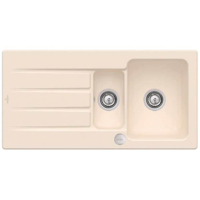 Villeroy & Boch Architectura 60 XR Einbauspüle, Ablaufgarnitur mit Excenterbetätigung, reversibel