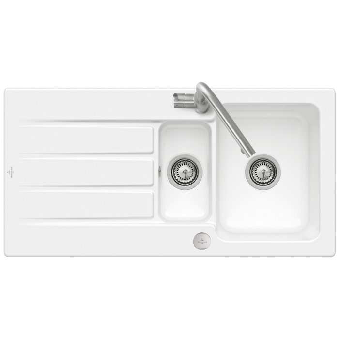 Villeroy & Boch Architectura 60 XR Einbauspüle, Ablaufgarnitur mit Excenterbetätigung, reversibel