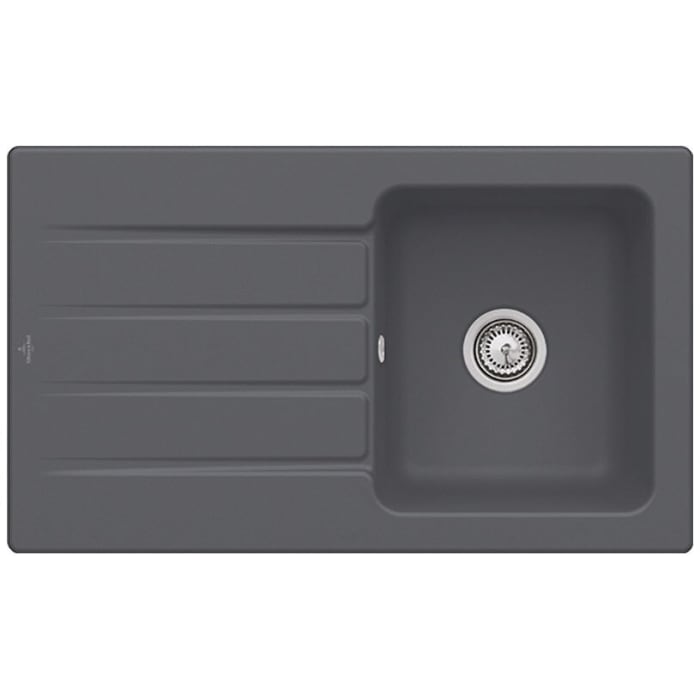 Villeroy & Boch Architectura 50 Einbauspüle, Ablaufgarnitur mit Handbetätigung, reversibel