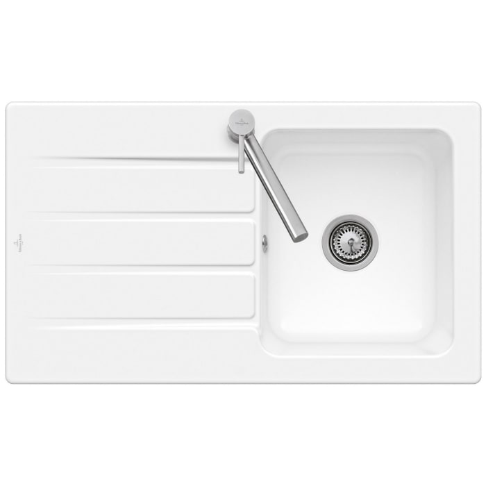 Villeroy & Boch Architectura 50 Einbauspüle, Ablaufgarnitur mit Handbetätigung, reversibel