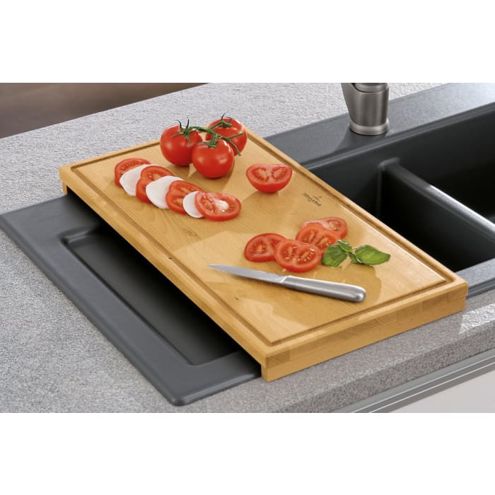 Villeroy & Boch Subway 60 Einbauspüle, Ablaufgarnitur mit Handbetätigung, Becken rechts