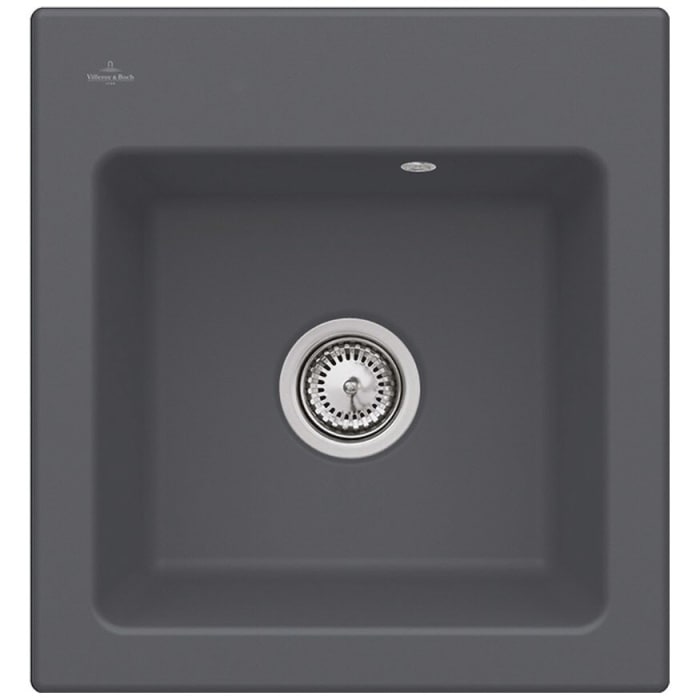 Villeroy & Boch Subway 45 XS Einbauspüle, Ablaufgarnitur mit Handbetätigung