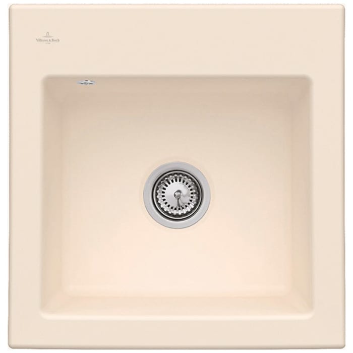 Villeroy & Boch Subway 50 S Einbauspüle, Ablaufgarnitur mit Handbetätigung