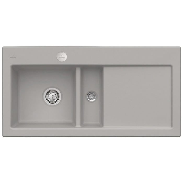 Villeroy & Boch Subway 60 Einbauspüle, Ablaufgarnitur mit Excenterbetätigung, Becken links