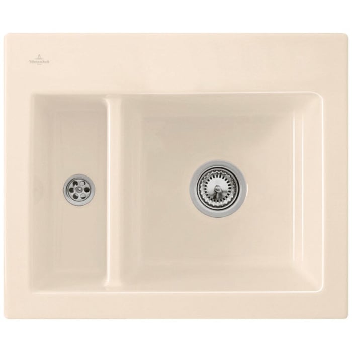 Villeroy & Boch Subway 60 XM Einbauspüle, Ablaufgarnitur mit Handbetätigung