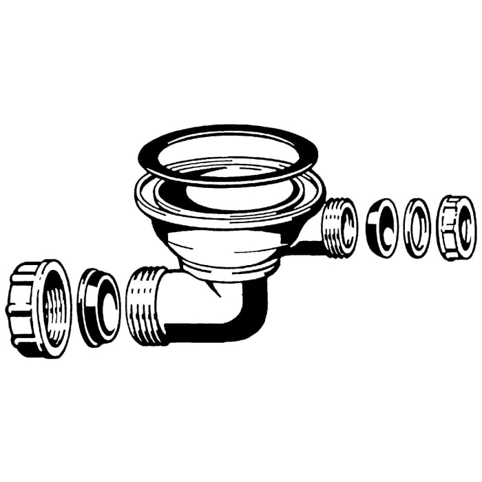 Villeroy & Boch Ersatz Winkelstück für Handbetätigung Ventilkegel