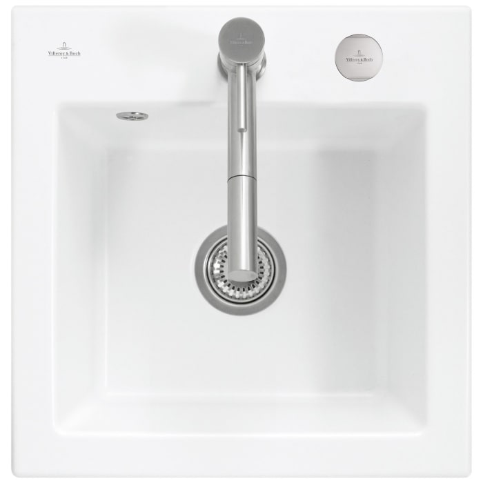 Villeroy & Boch Subway 50 S FLAT flächenbündige Spüle, Ablaufgarnitur mit Excenterbetätigung