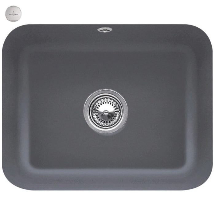 Villeroy & Boch Cisterna 60C Unterbauspüle, Ablaufgarnitur mit Excenterbetätigung