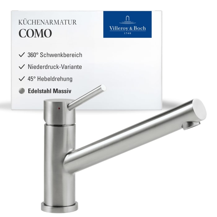 Villeroy & Boch Como Einhebel-Küchenarmatur, Niederdruck