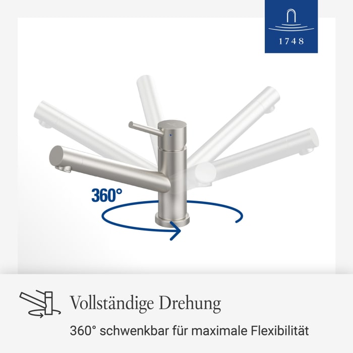 Villeroy & Boch Como Einhebel-Küchenarmatur, Niederdruck