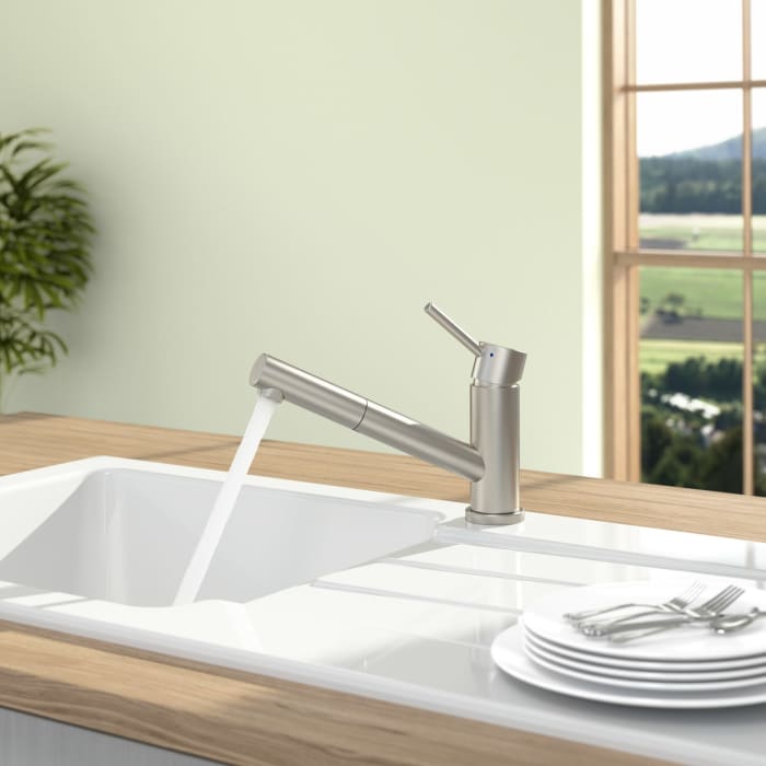 Villeroy & Boch Como Shower Einhebel-Küchenarmatur, Niederdruck