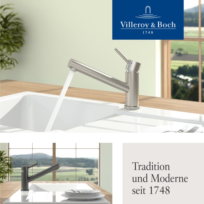 Villeroy & Boch Como Window Einhebel-Küchenarmatur für Vorfenstermontage