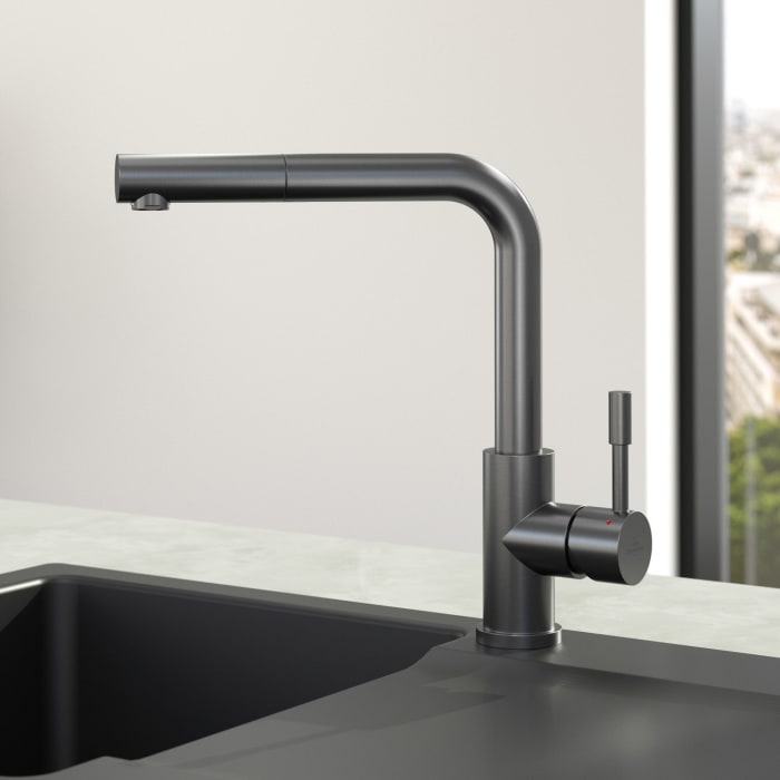 Villeroy & Boch Steel Shower Einhebel-Küchenarmatur