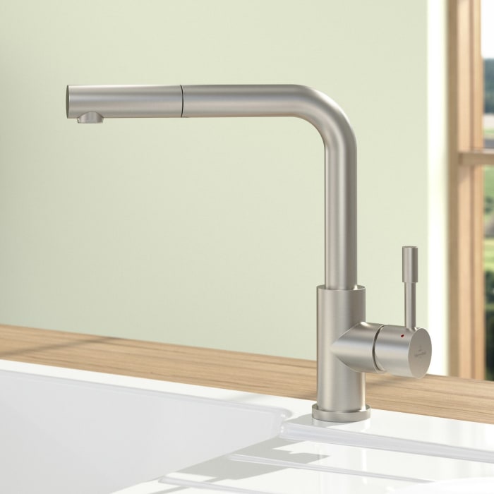 Villeroy & Boch Steel Shower Einhebel-Küchenarmatur