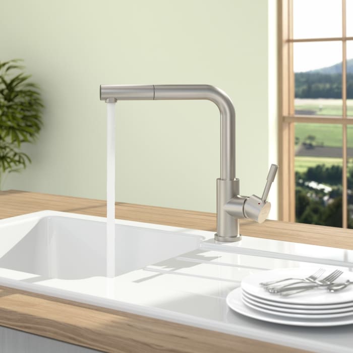 Villeroy & Boch Steel Shower Einhebel-Küchenarmatur