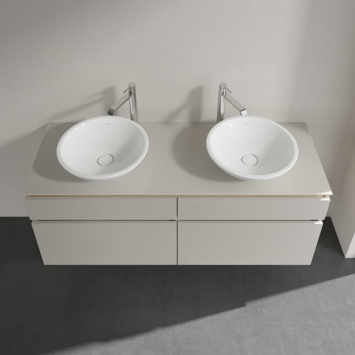 Villeroy & Boch Legato Waschtischunterschrank 140 cm mit 4 Auszügen und LED-Beleuchtung