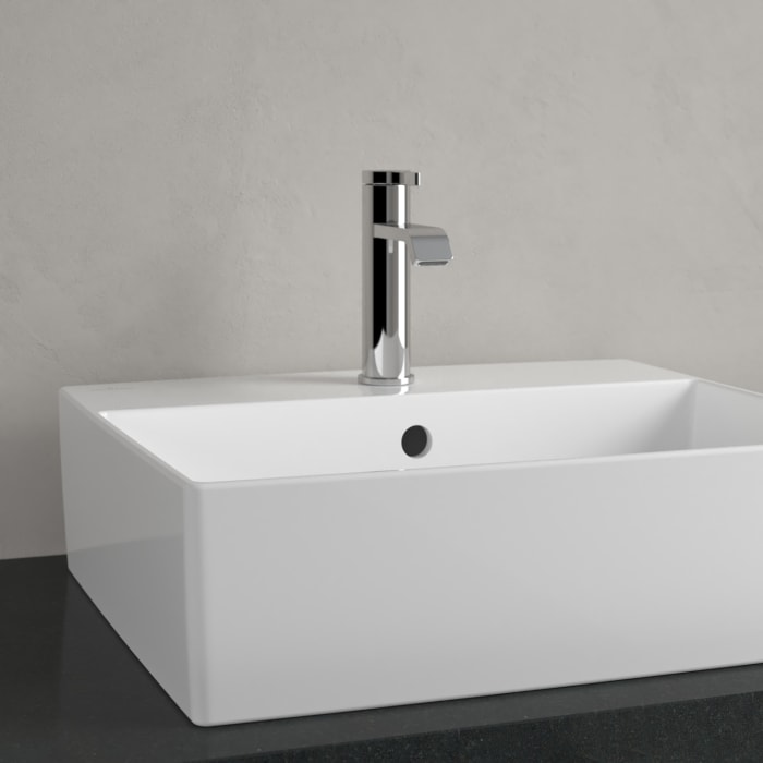 Villeroy & Boch Memento 2.0 Aufsatzwaschtisch 50 cm mit Hahnloch, mit Überlauf
