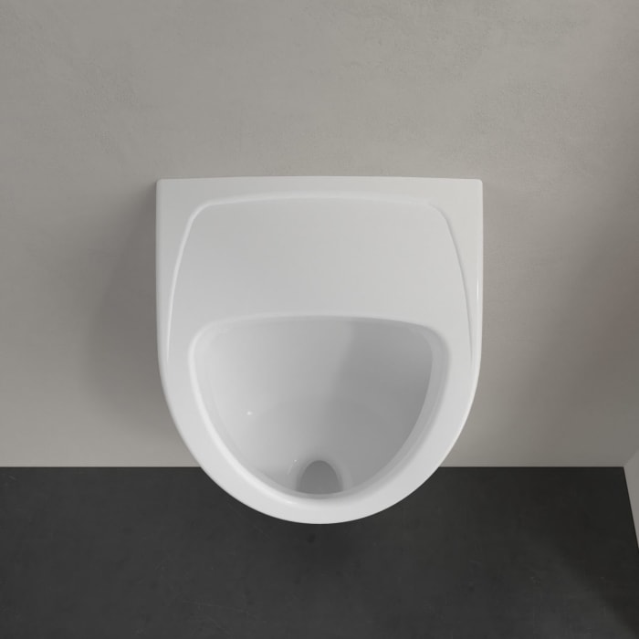 Villeroy & Boch O.novo Absaug-Urinal Compact, ohne Deckel, Zulauf verdeckt