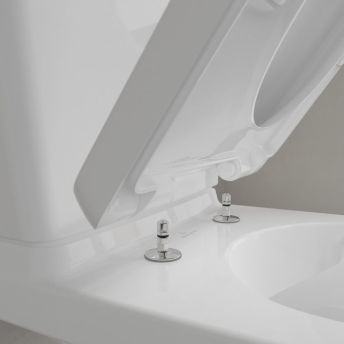 Villeroy & Boch O.novo Stand-Tiefspülklosett Compact für Kombination, spülrandlos