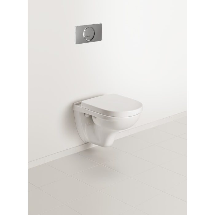 Villeroy & Boch O.novo Wand-Tiefspülklosett Compact Combi-Pack m. WC-Sitz