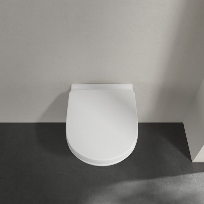 Villeroy & Boch O.novo Wand-Tiefspülklosett Compact Combi-Pack m. WC-Sitz